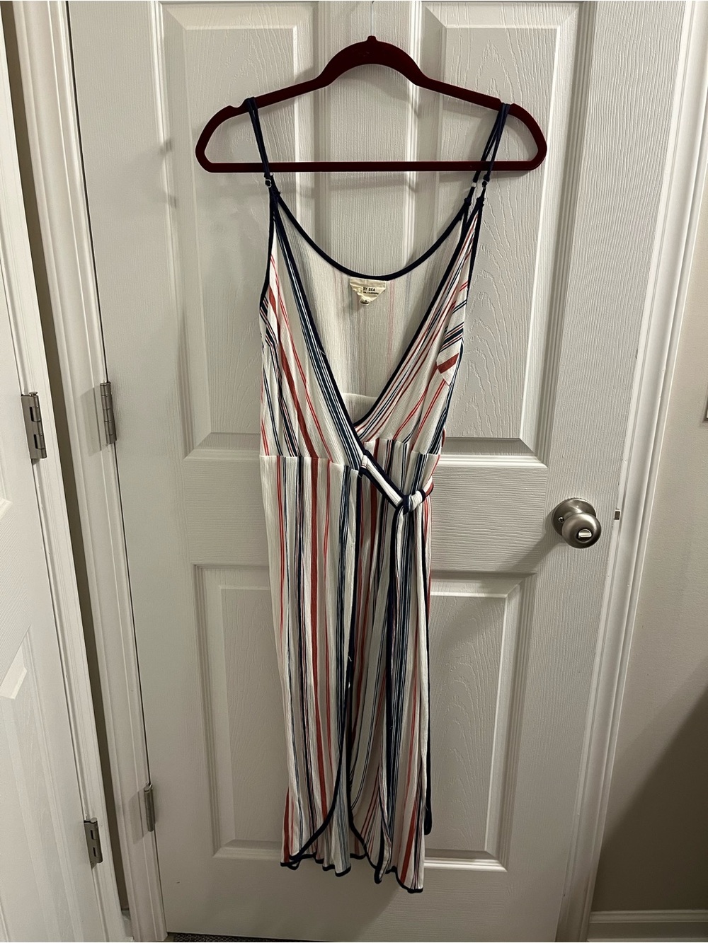 Striped Wrap Dress from If By Sea